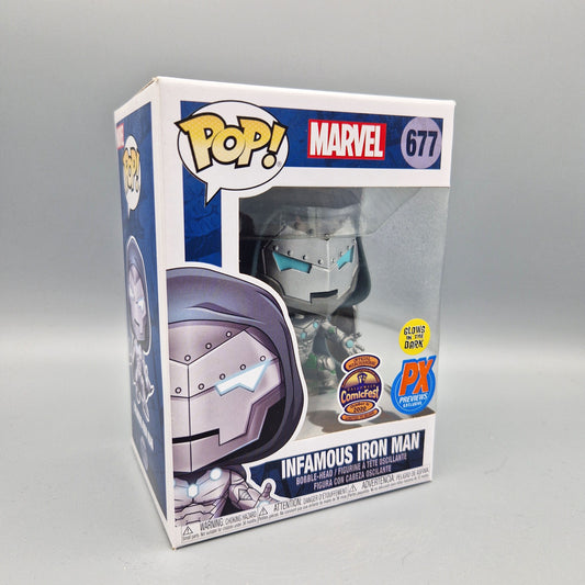 Funko Pop! Marvel	#677 Infamous Iron Man	Comic Fest 2020	Vinylfigur