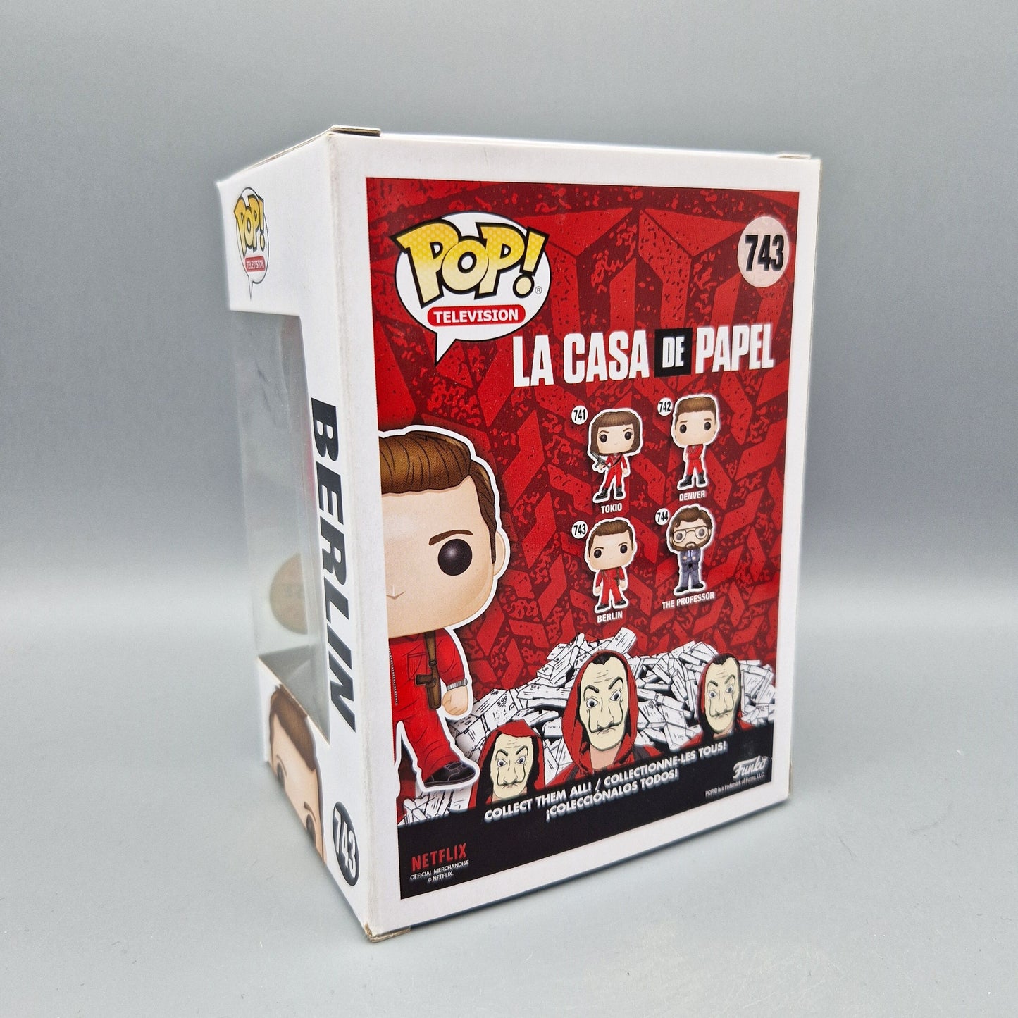 Funko Pop! Television La Casa de Papel #743 Berlin Chase Vinylfigur