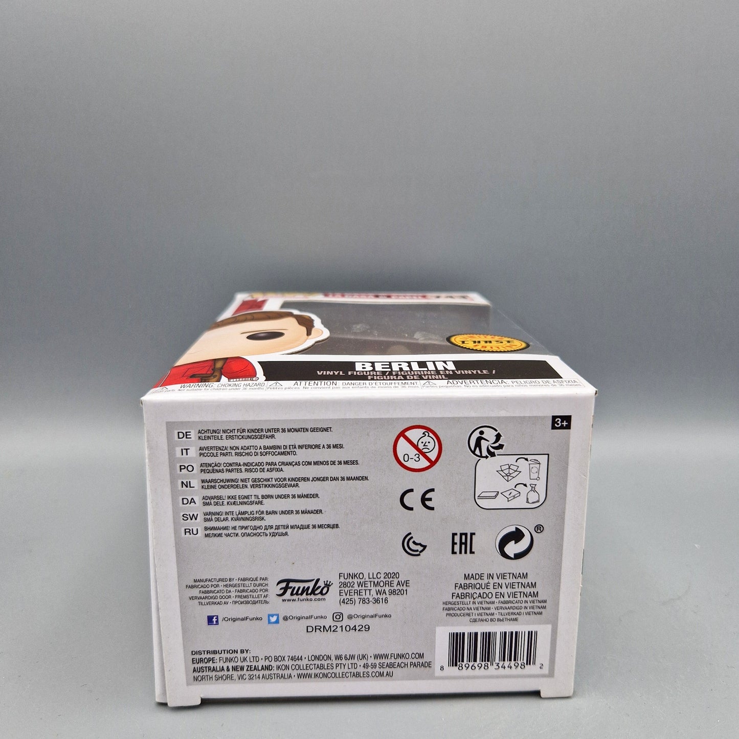 Funko Pop! Television La Casa de Papel #743 Berlin Chase Vinylfigur