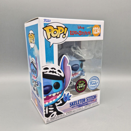 Funko Pop! Disney - Lilo & Stitch	#1234 Skeleton Stitch	Glow Chase	Vinylfigur