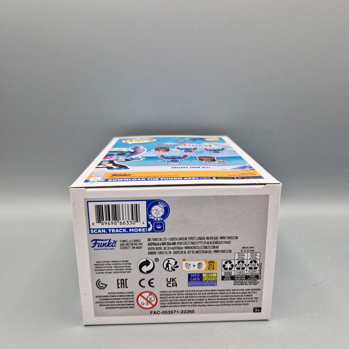 Funko Pop! Disney - Lilo & Stitch #1234 Skeleton Stitch Glow Chase Vinylfigur