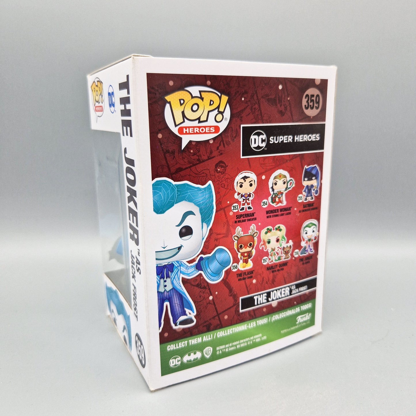Funko Pop! Heroes DC Super Heroes #359 The Joker as Jack Frost Special Edition Vinylfigur