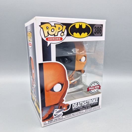 Funko Pop! Heroes	Batman	#386 Deathstroke	Special Edition	Vinylfigur