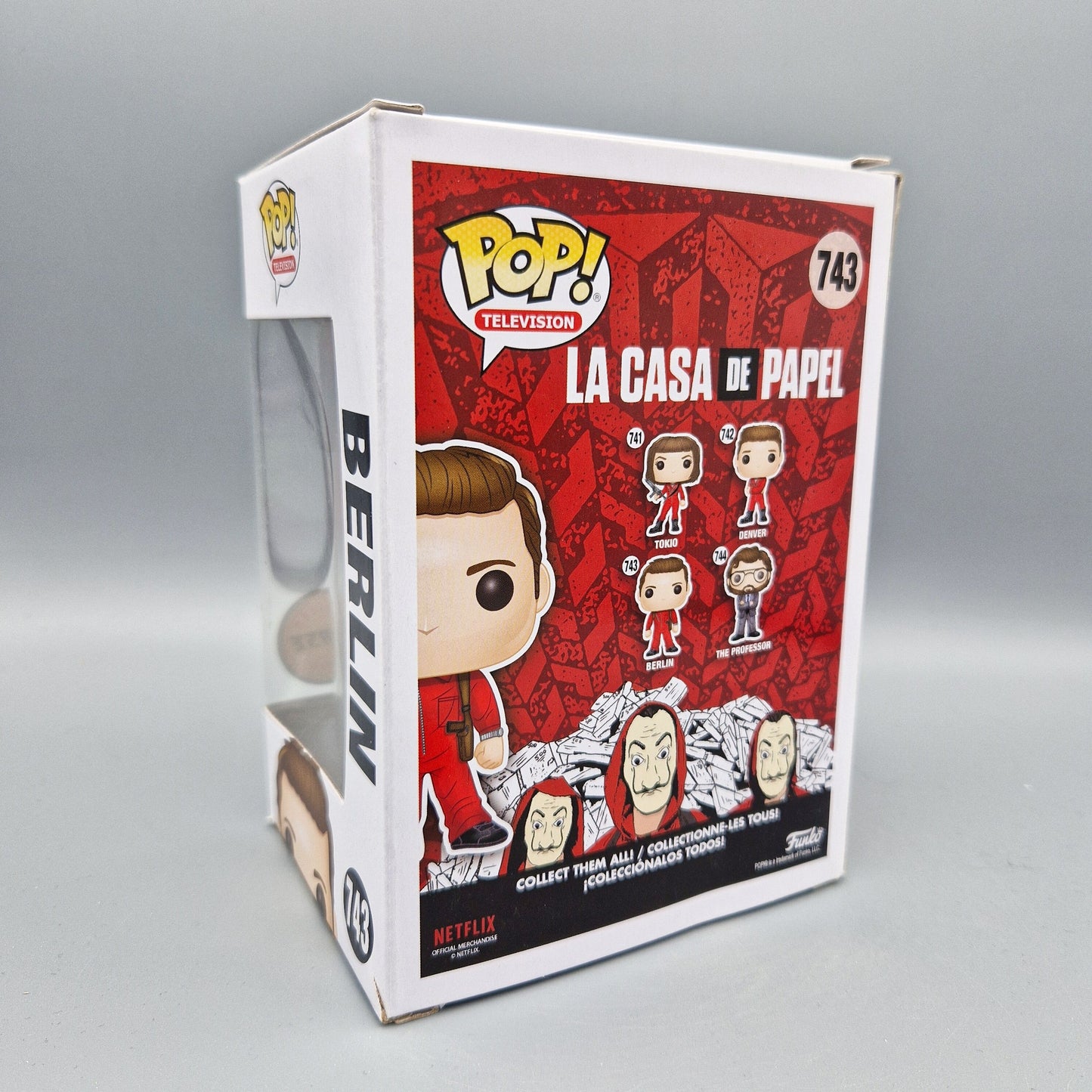 Funko Pop! Television La Casa de Papel #743 Berlin Chase Vinylfigur