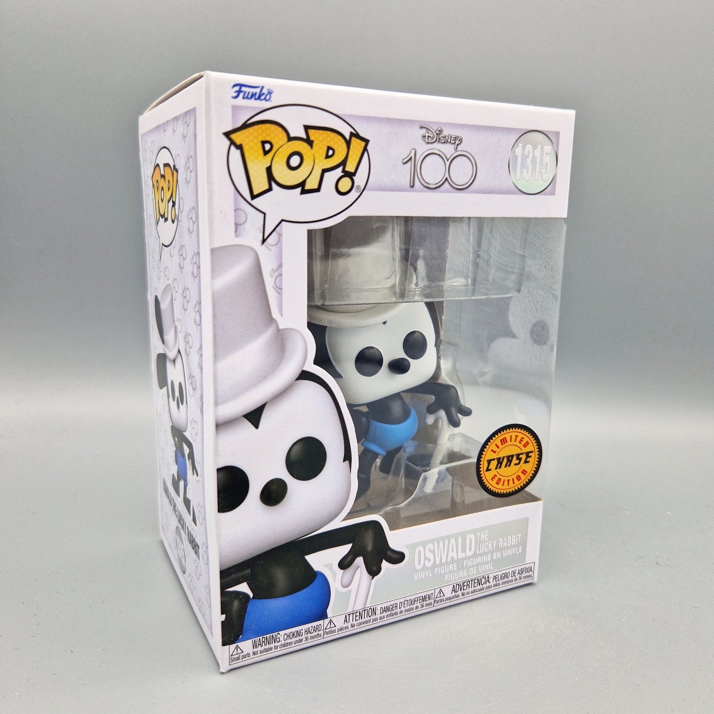 Funko Pop! Disney: 100 Years #1315 Oswald the Lucky Rabbit Chase Vinylfigur