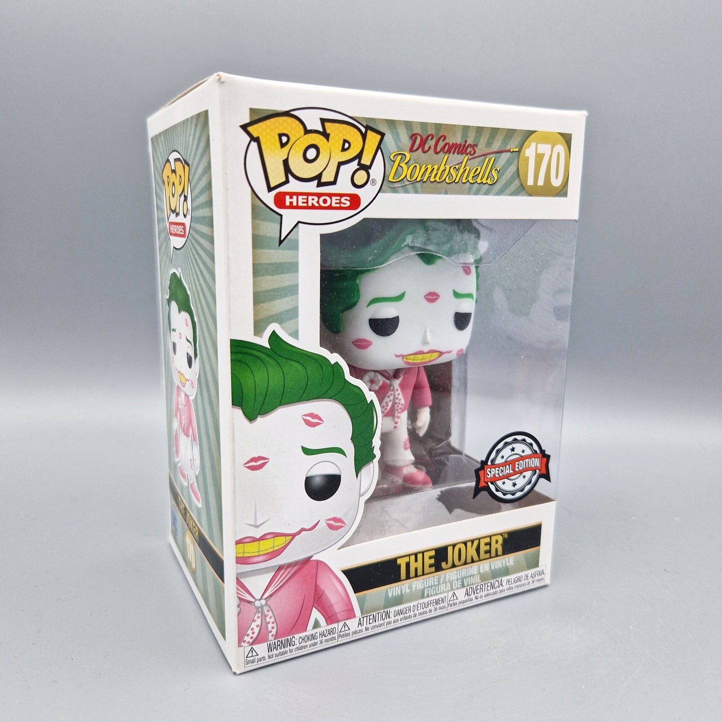 Funko Pop! Heroes DC Comics Bombshells #170 The Joker (with Kisses) Special Edition