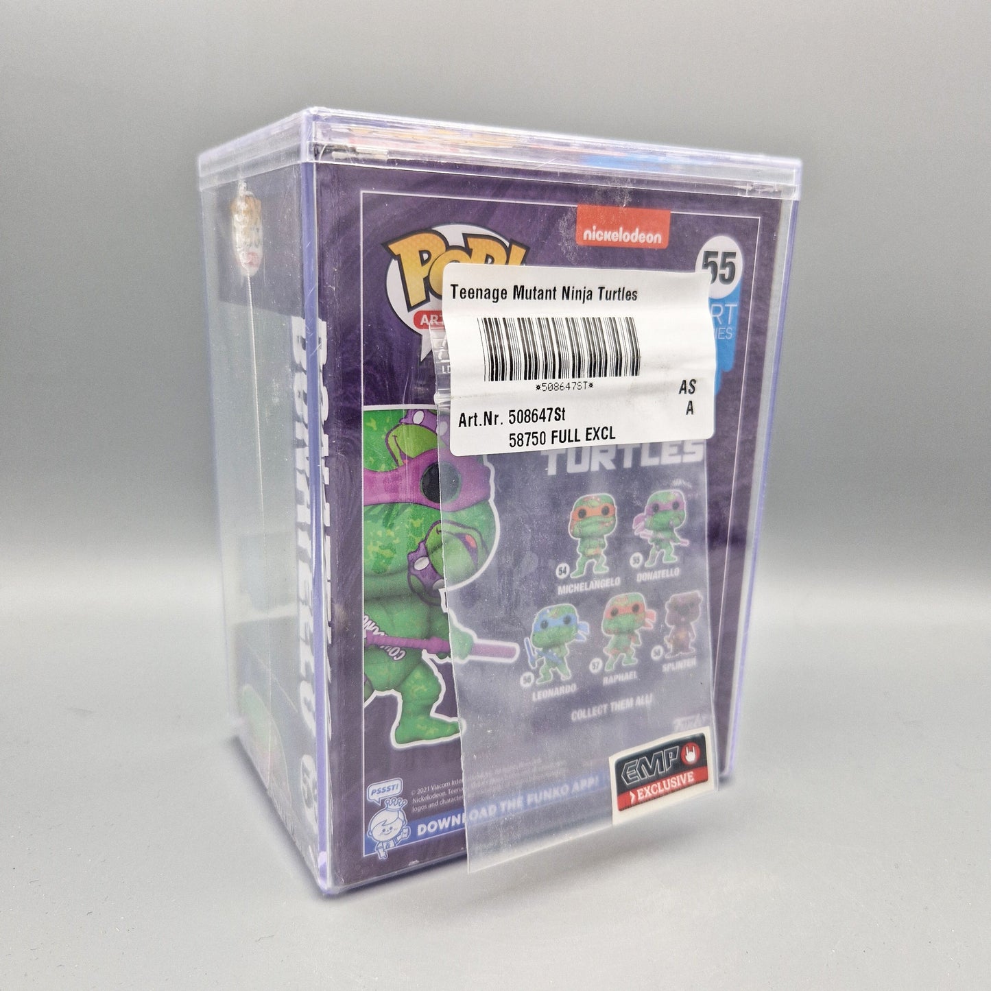 Funko Pop! Art Series TMNT #55 Donatello Special Edition im Hard Stack