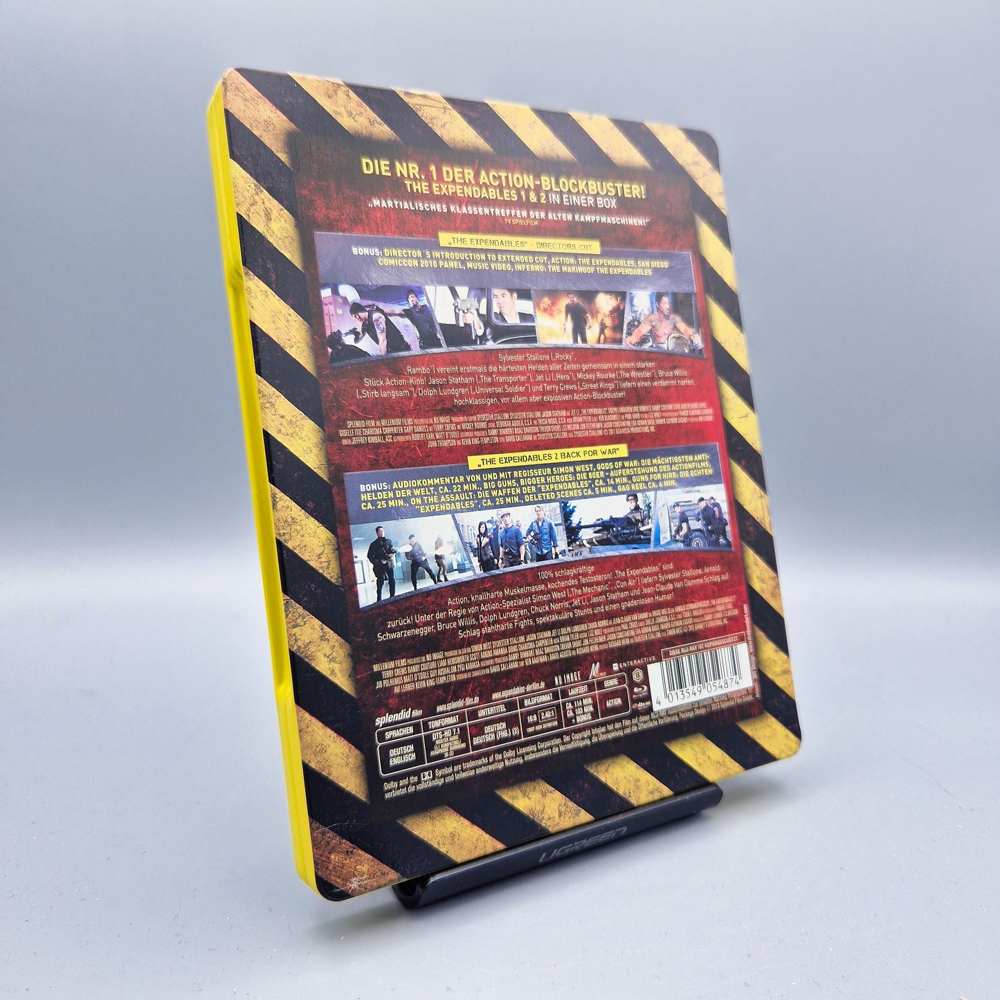 The Expendables 1 & 2 Steelbook + Teil 3 Blu-Ray Filme Zustand: Gut