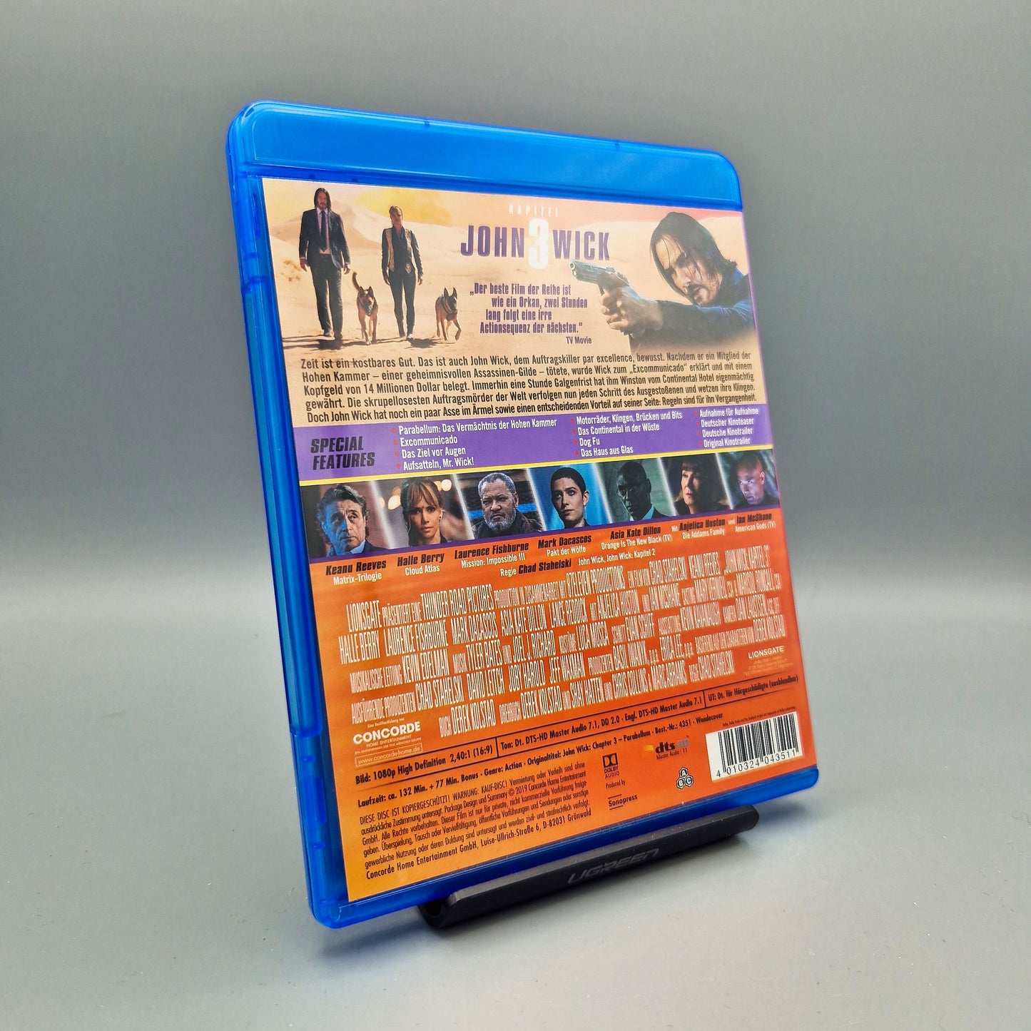 John Wick: Kapitel 3 Blu-Ray Film mit Keanu Reeves