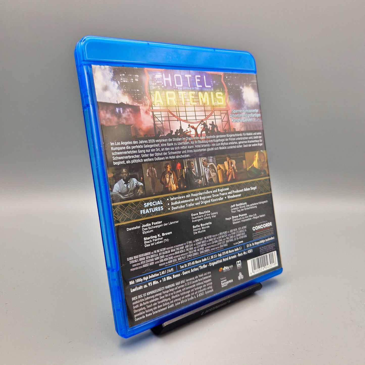 Hotel Artemis Blu-Ray Film mit Jodie Foster Zustand: Sehr Gut