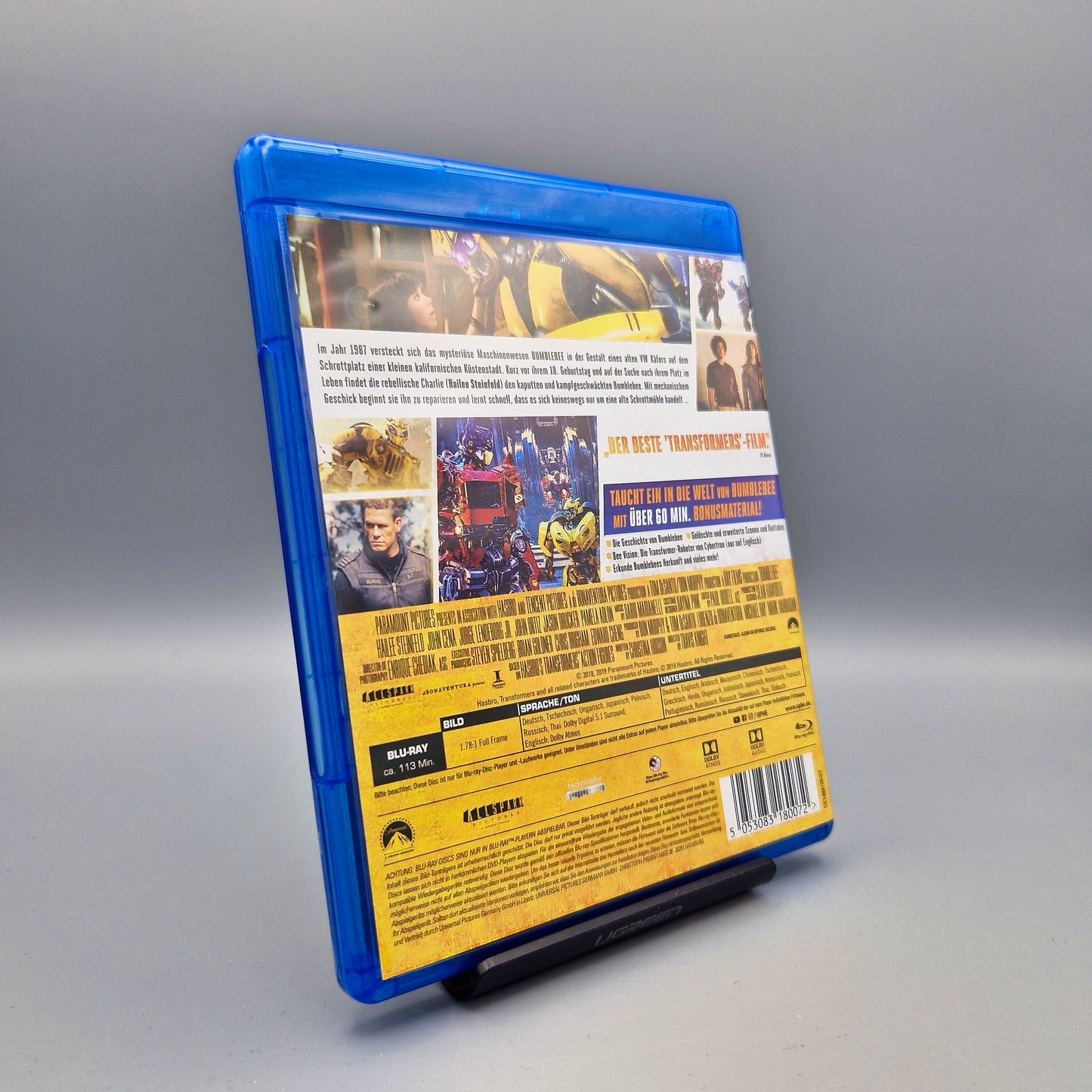 Bumblebee Blu-Ray Film mit Hailee Steinfeld Zustand: Sehr Gut