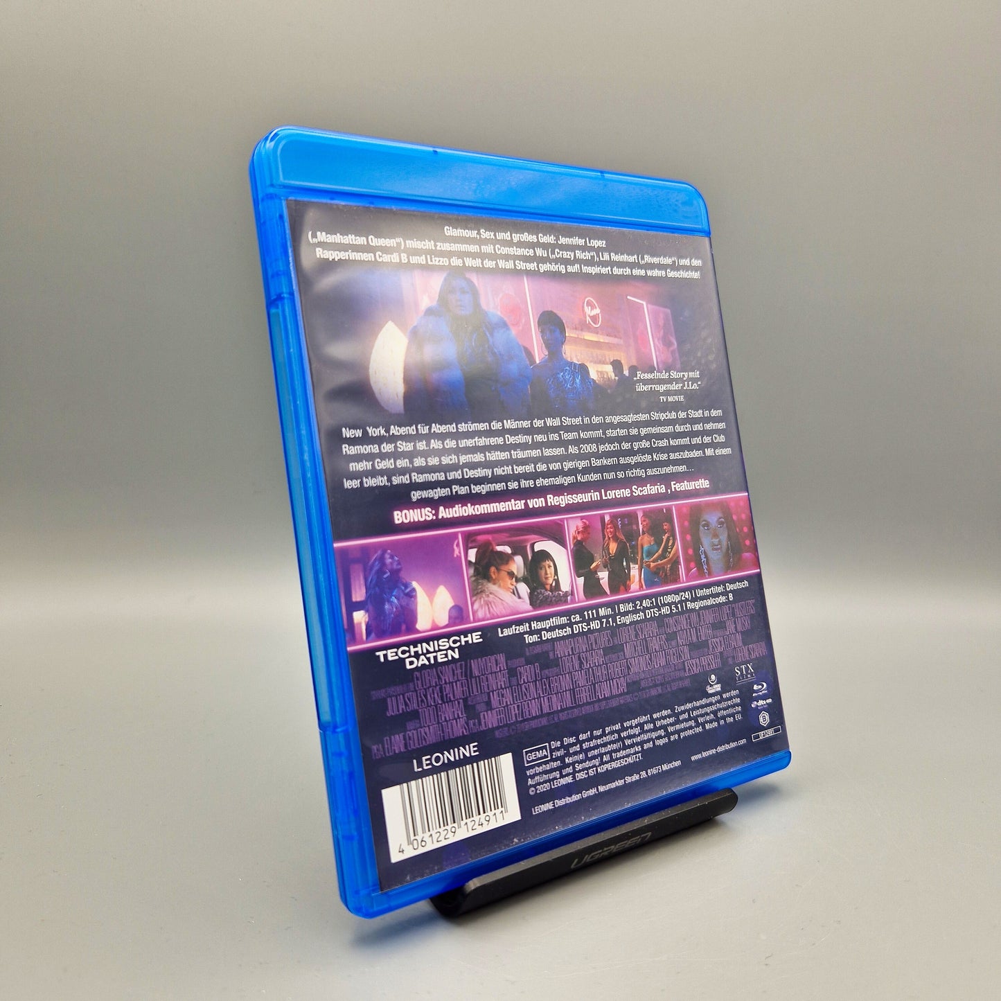 Hustlers Blu-Ray Film mit Jennifer Lopez Zustand: Sehr Gut