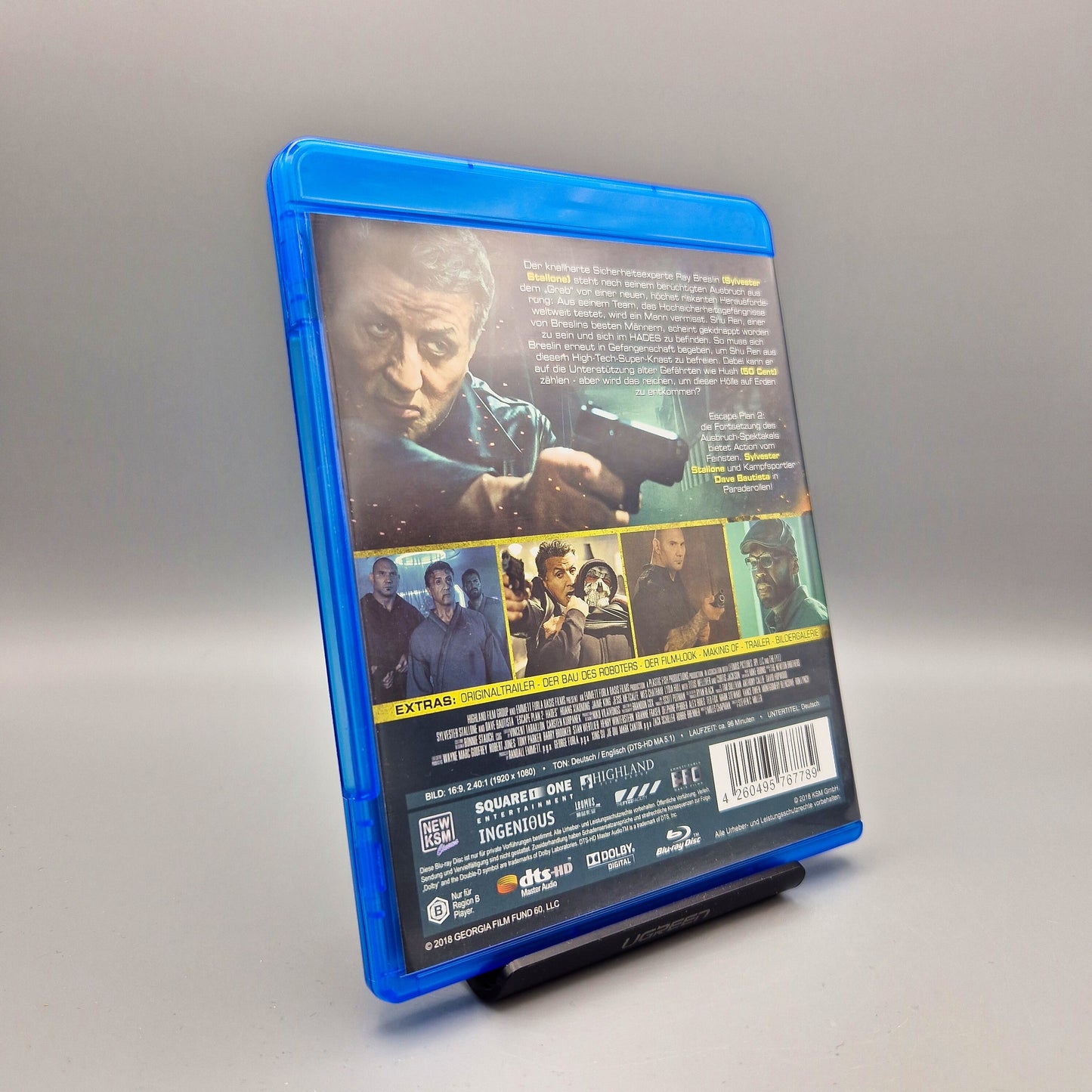 Escape Plan 2 - Hades Blu-Ray Film mit Sylvester Stallone