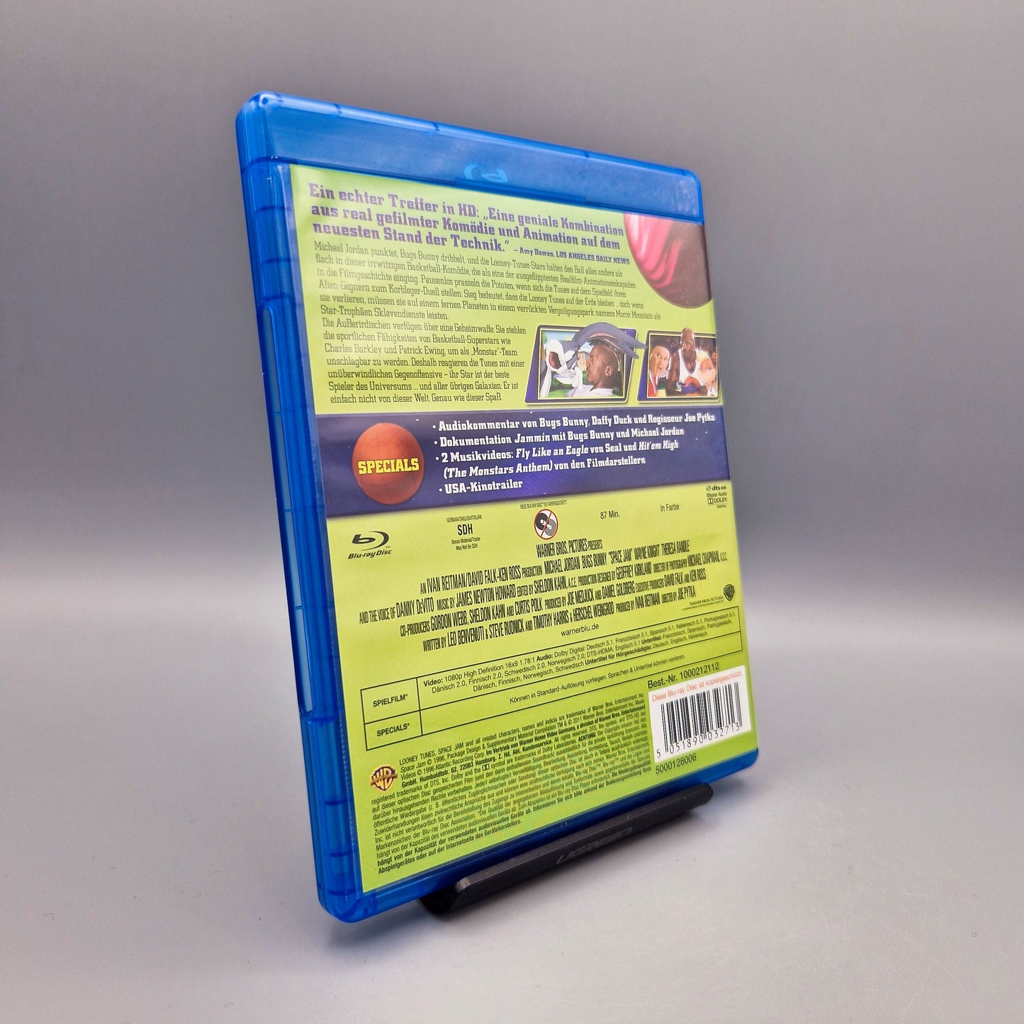 Space Jam Blu-Ray Film mit Bugs Bunny und Michael Jordan