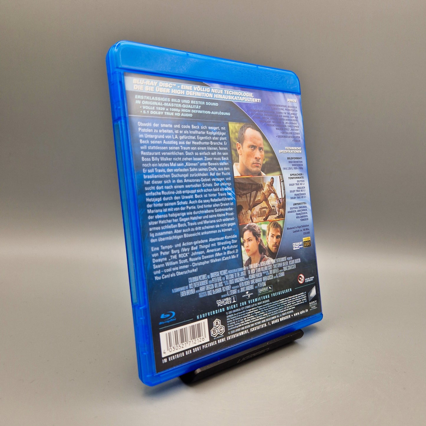 Welcome to the Jungle Blu-Ray Film mit Dwayne Johnson
