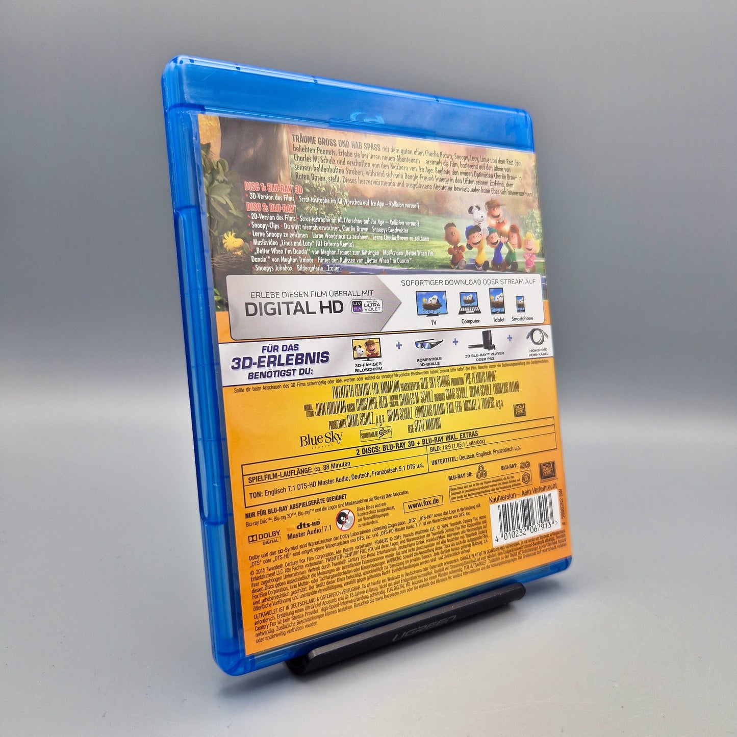 Die Peanuts - Der Film 3D und 2D Blu-Ray