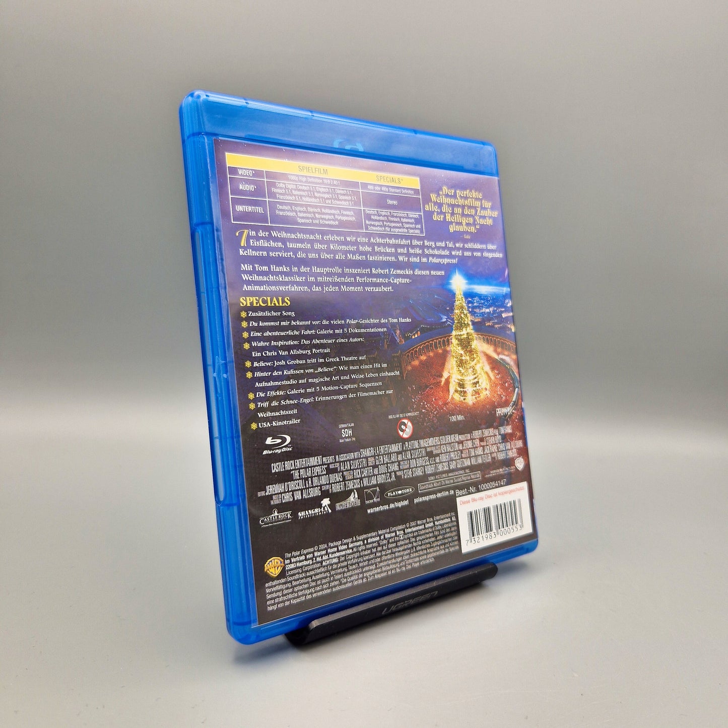 Der Polarexpress Blu-Ray Film mit Tom Hanks