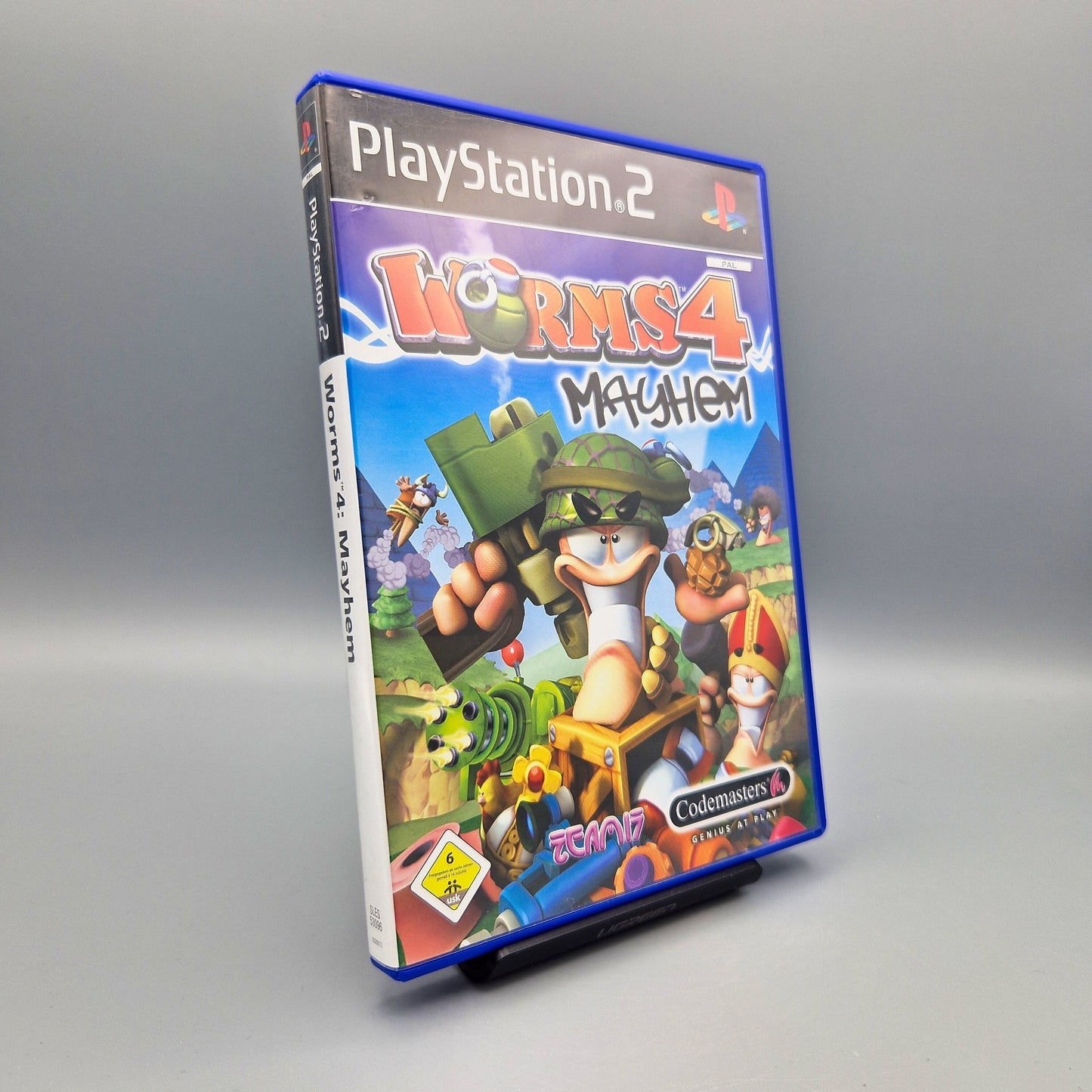 Playstation 2 Spiel: Worms 4 Mayhem		PS2