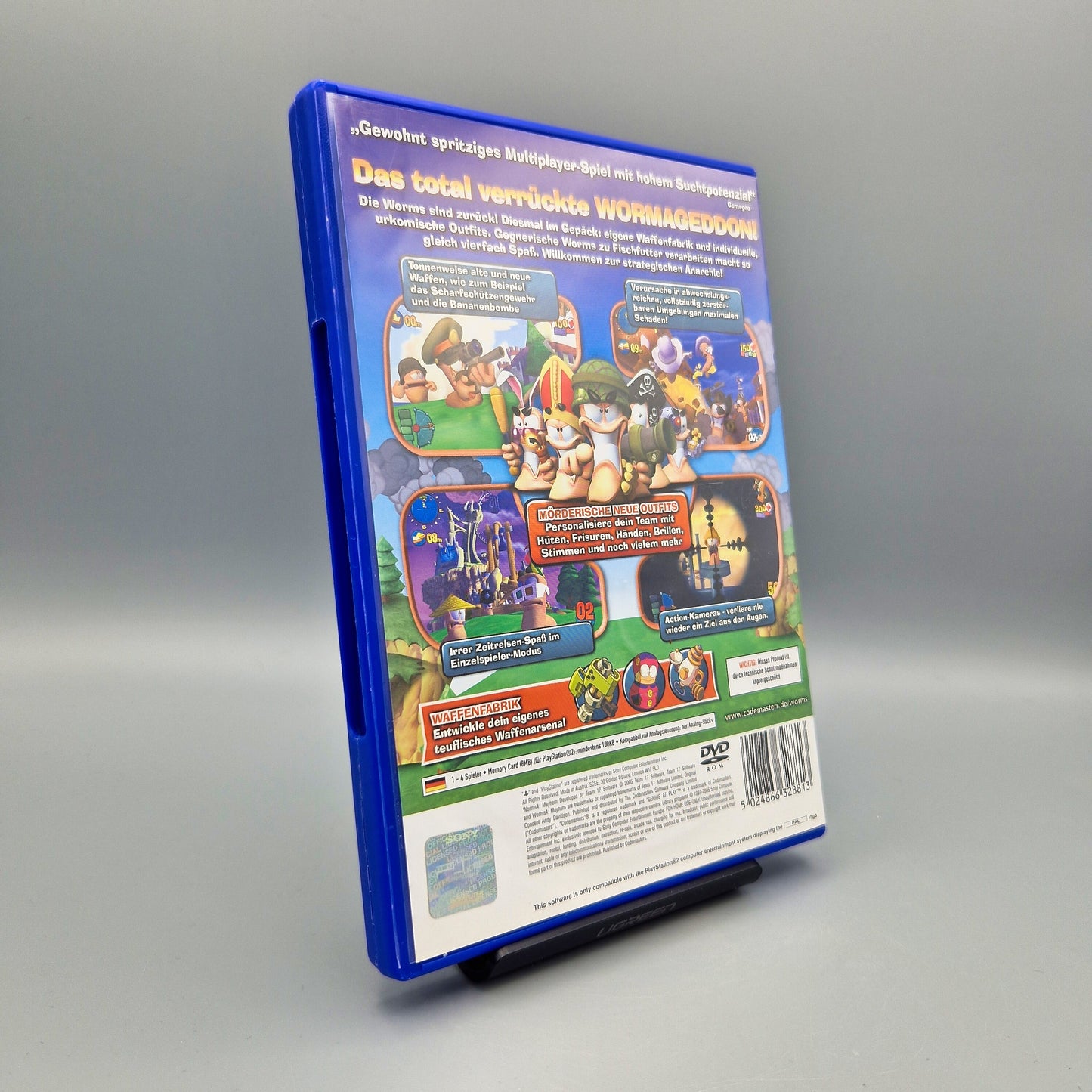 Playstation 2 Spiel: Worms 4 Mayhem		PS2