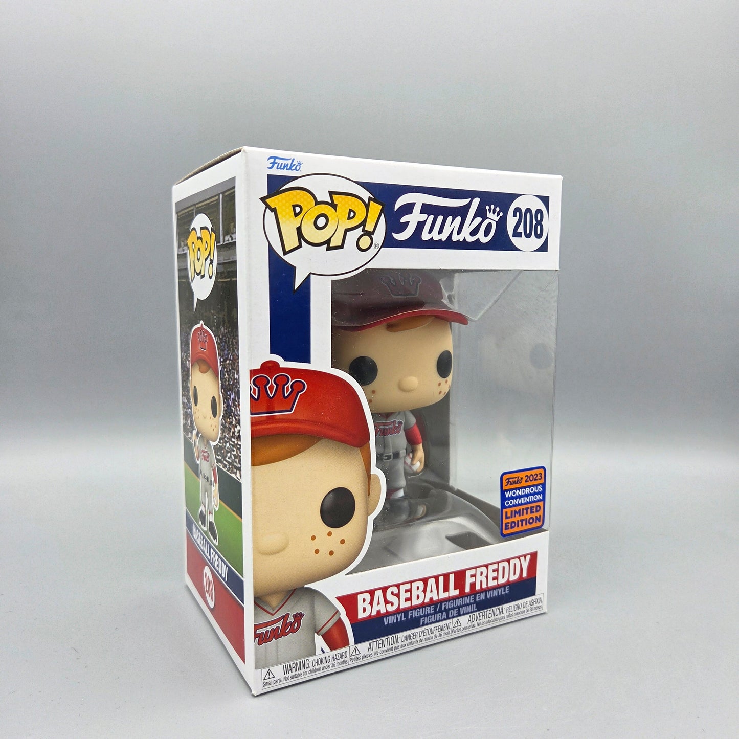 Funko Pop! #208 Baseball Freddy 2023 Wondrous Convention Vinylfigur