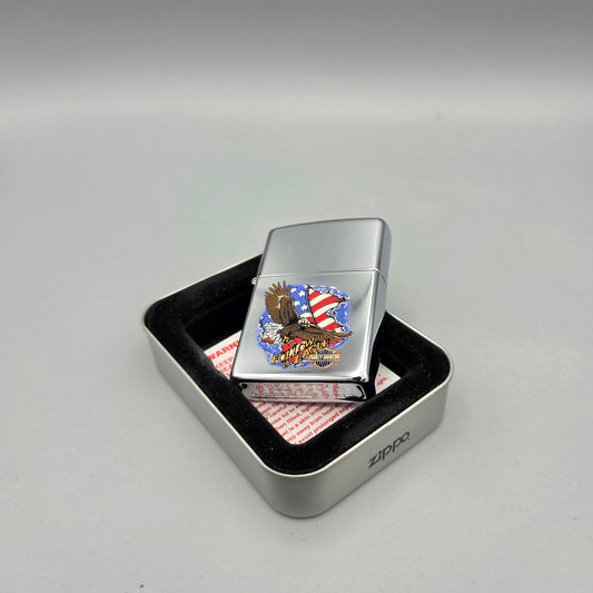 Zippo Harley-Davidson Follow the Eagle	L VIII (1992)	Feuerzeug	Lighter - ungezündet
