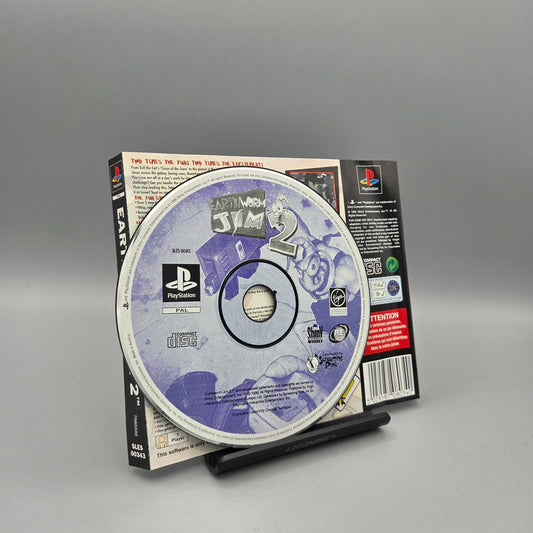 Playstation 1 Spiel: Earthworm Jim 2	- nur Spiel-CD und Backcover