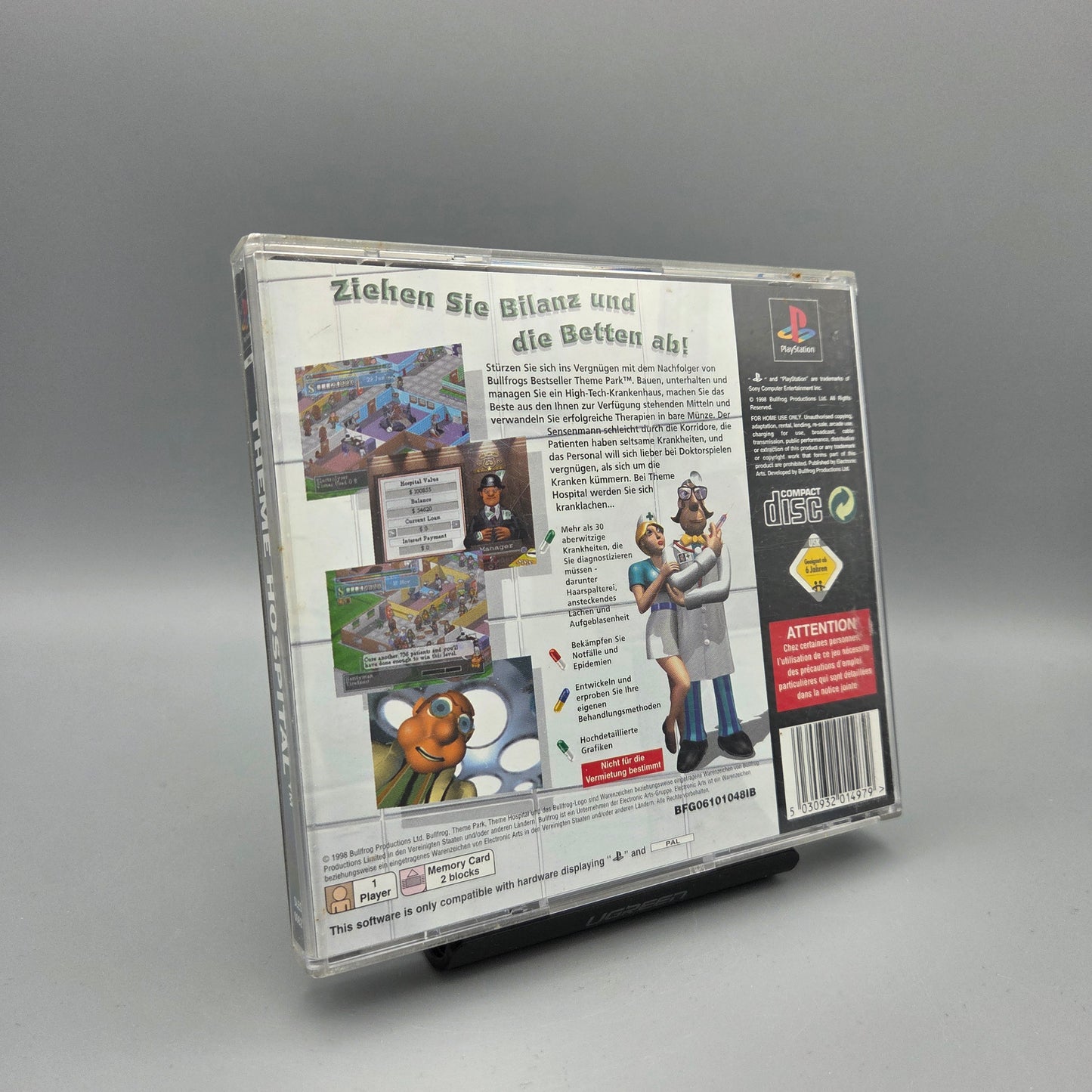 Playstation 1 Spiel: Theme Hospital