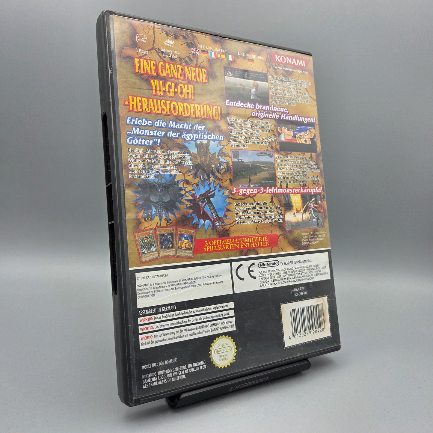 Nintendo GameCube Spiel: Yu-Gi-Oh! - Königreich der Illusionen - ohne Spielkarten