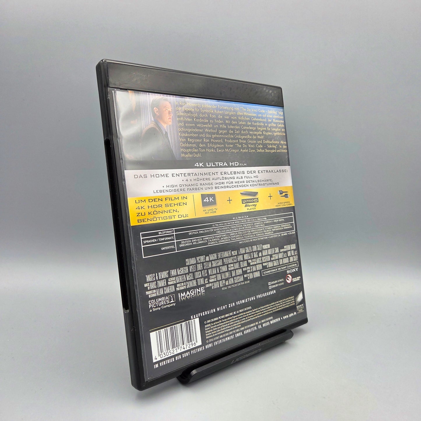 Illuminati 4K Ultra HD Blu-Ray Film mit Tom Hanks