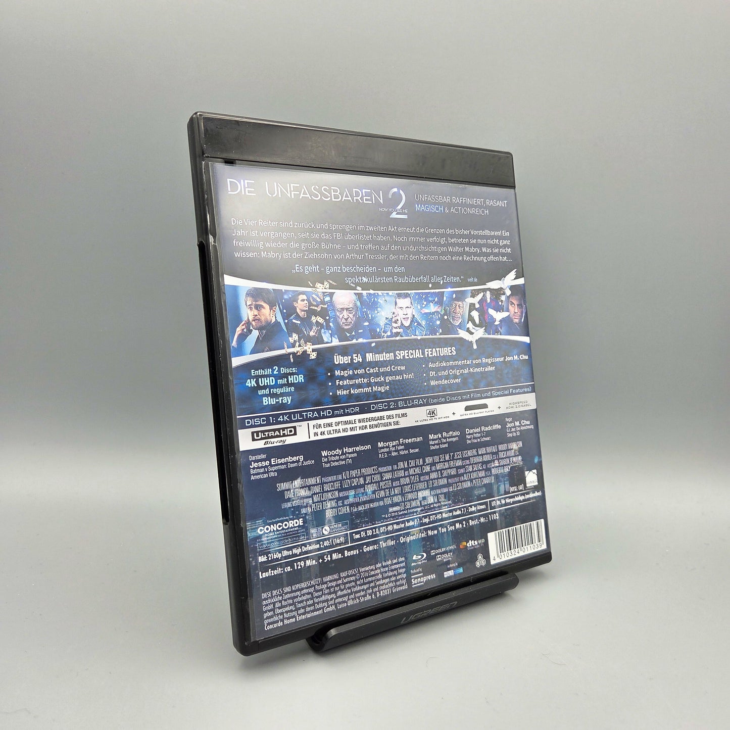 Die Unfassbaren 2 – Now you see me 4K Ultra HD nur 4K-Disc enthalten, Bluray-Disc fehlt
