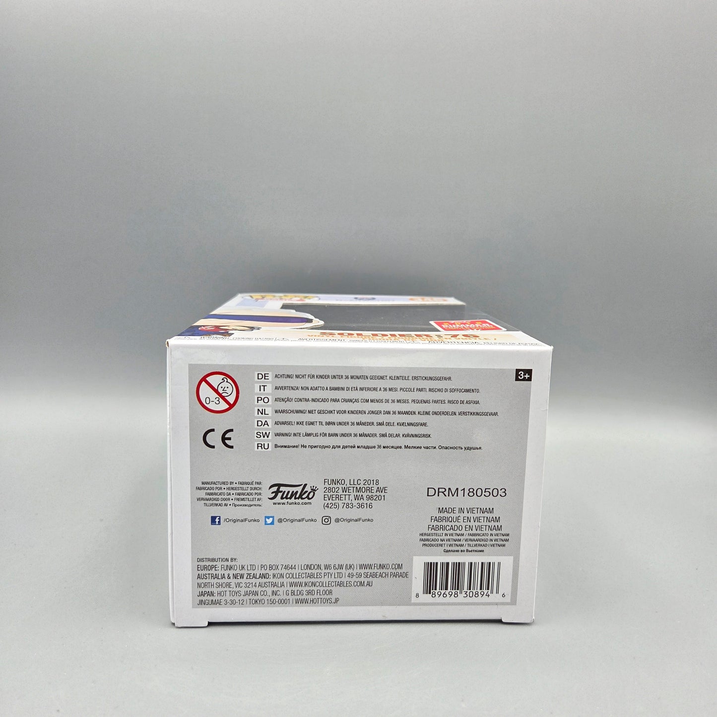 Funko Pop! Overwatch #346 Soldier: 76 2018 Summer Convention Games Vinylfigur