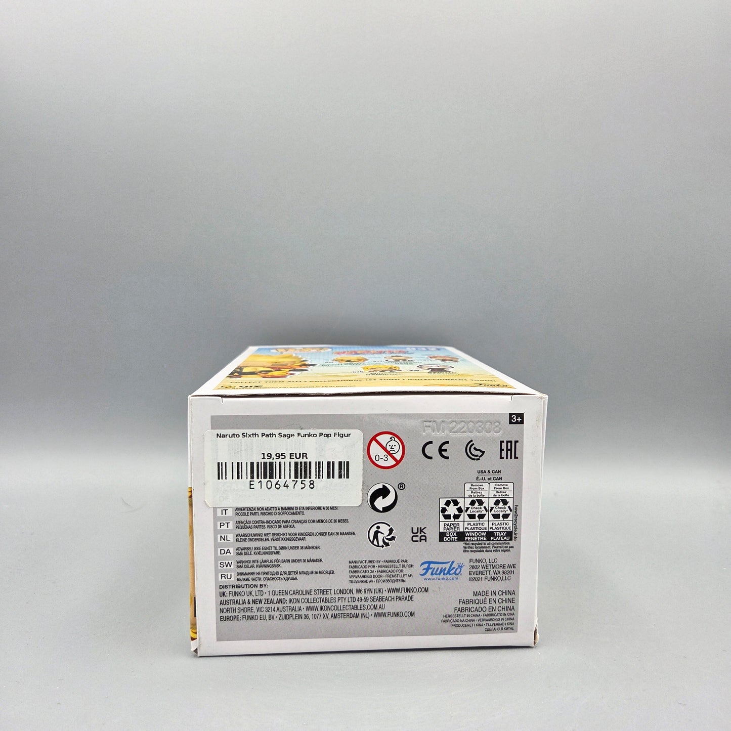 Funko Pop! Naruto Shippuden #932 Naruto Uzumaki (Sixth Path Sage) Animation Vinylfigur