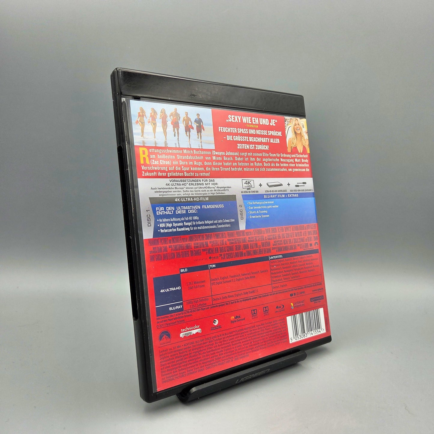 Baywatch 4K Ultra HD nur 4K-Disc enthalten, Bluray-Disc fehlt