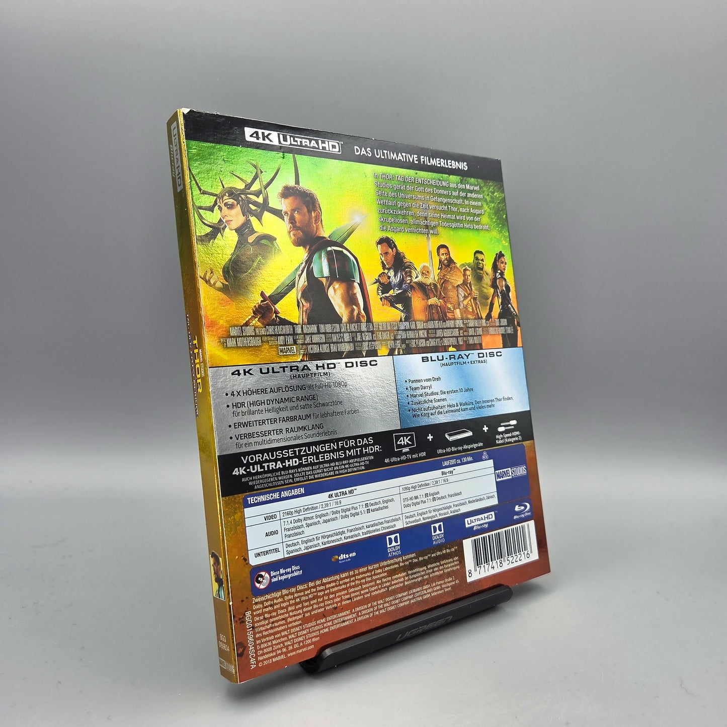 Thor: Tag der Entscheidung 4K Ultra HD im Pappschuber