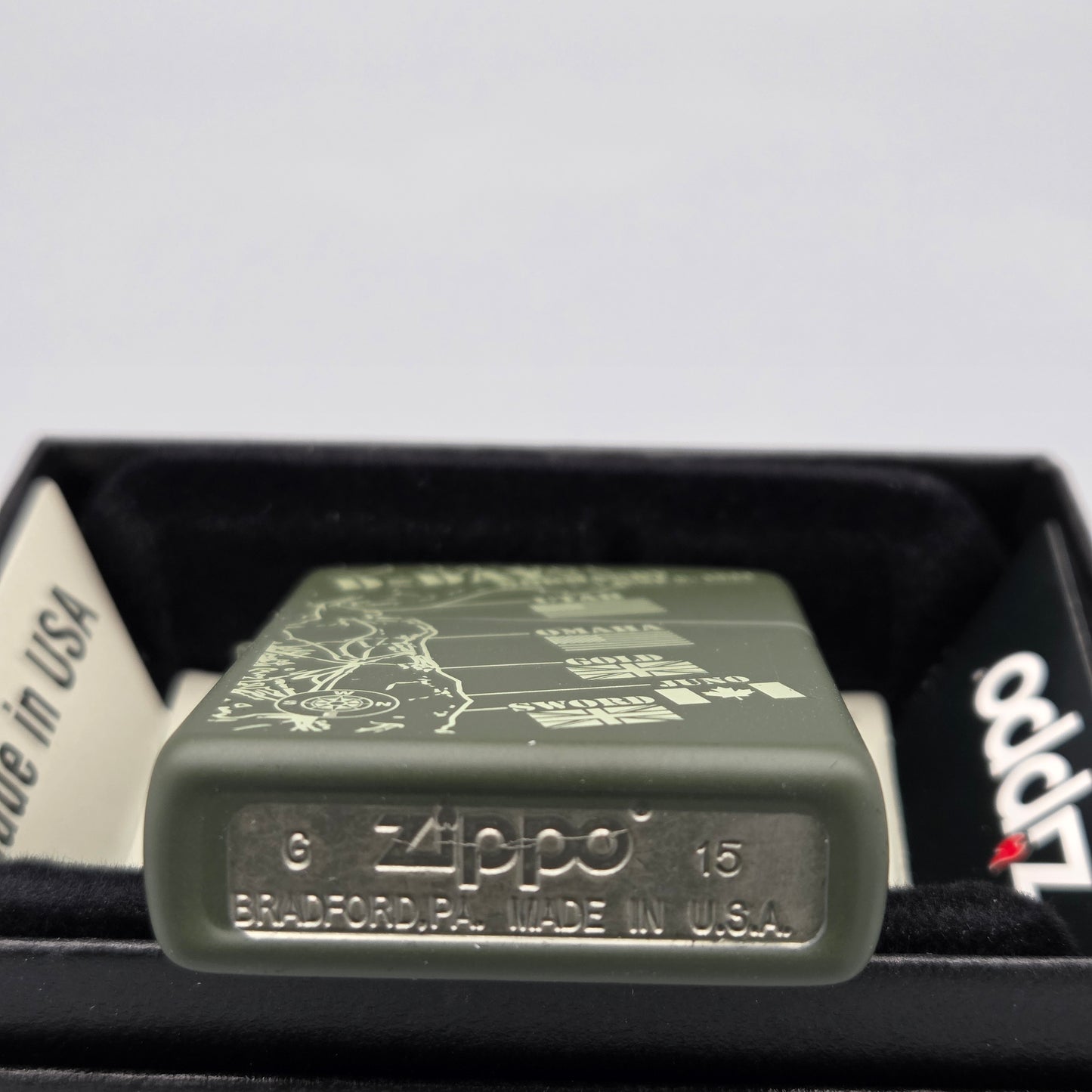 Zippo D-Day Feuerzeug Lighter - ungezündet, inkl. Schachtel
