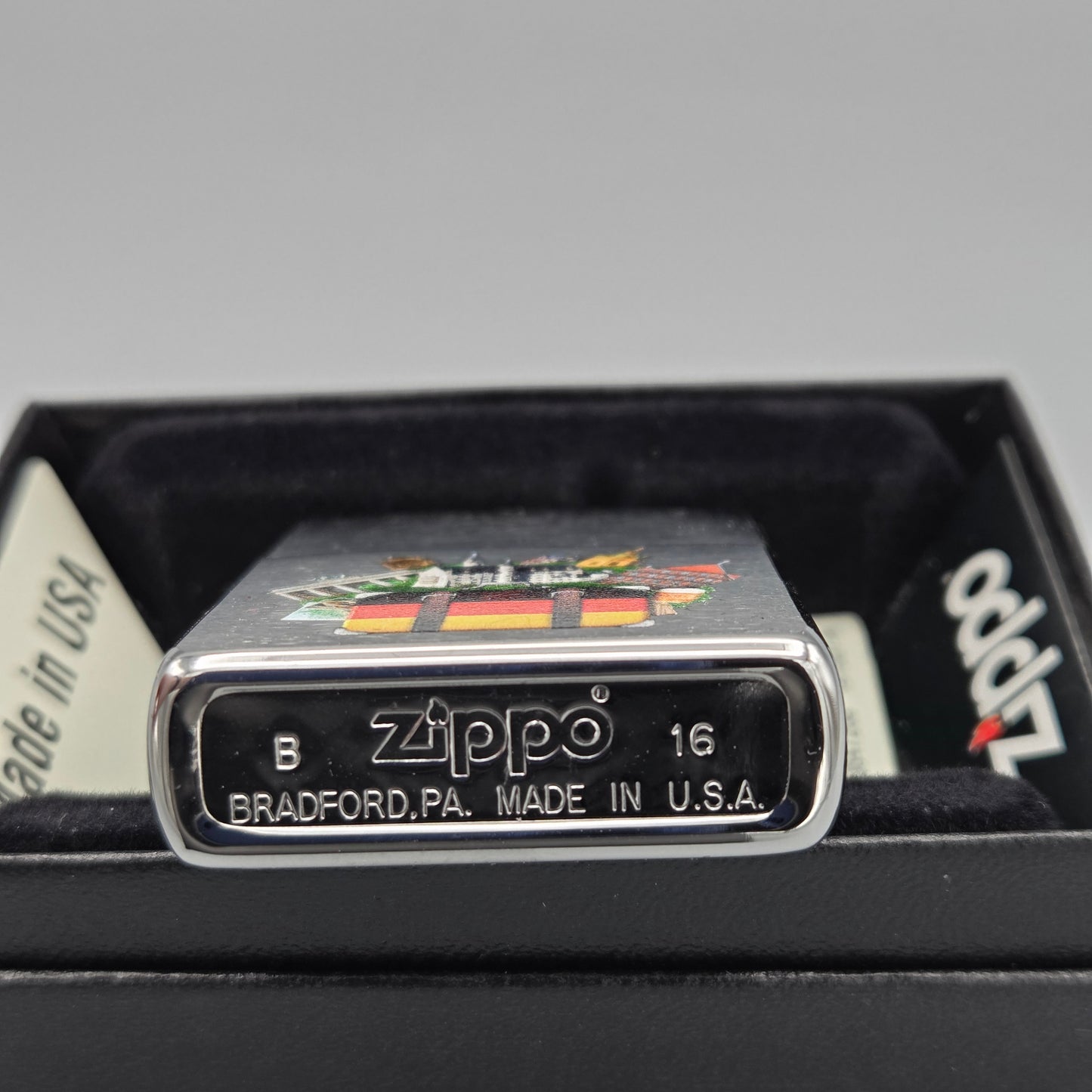 Zippo German Monuments Feuerzeug Lighter - ungezündet, inkl. Schachtel
