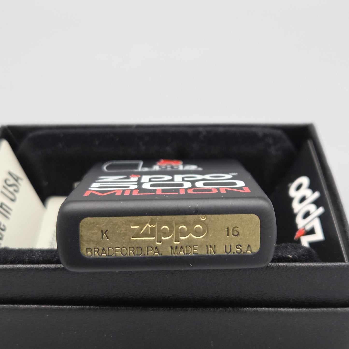 Zippo 500 Million Feuerzeug Lighter - ungezündet, inkl. Schachtel