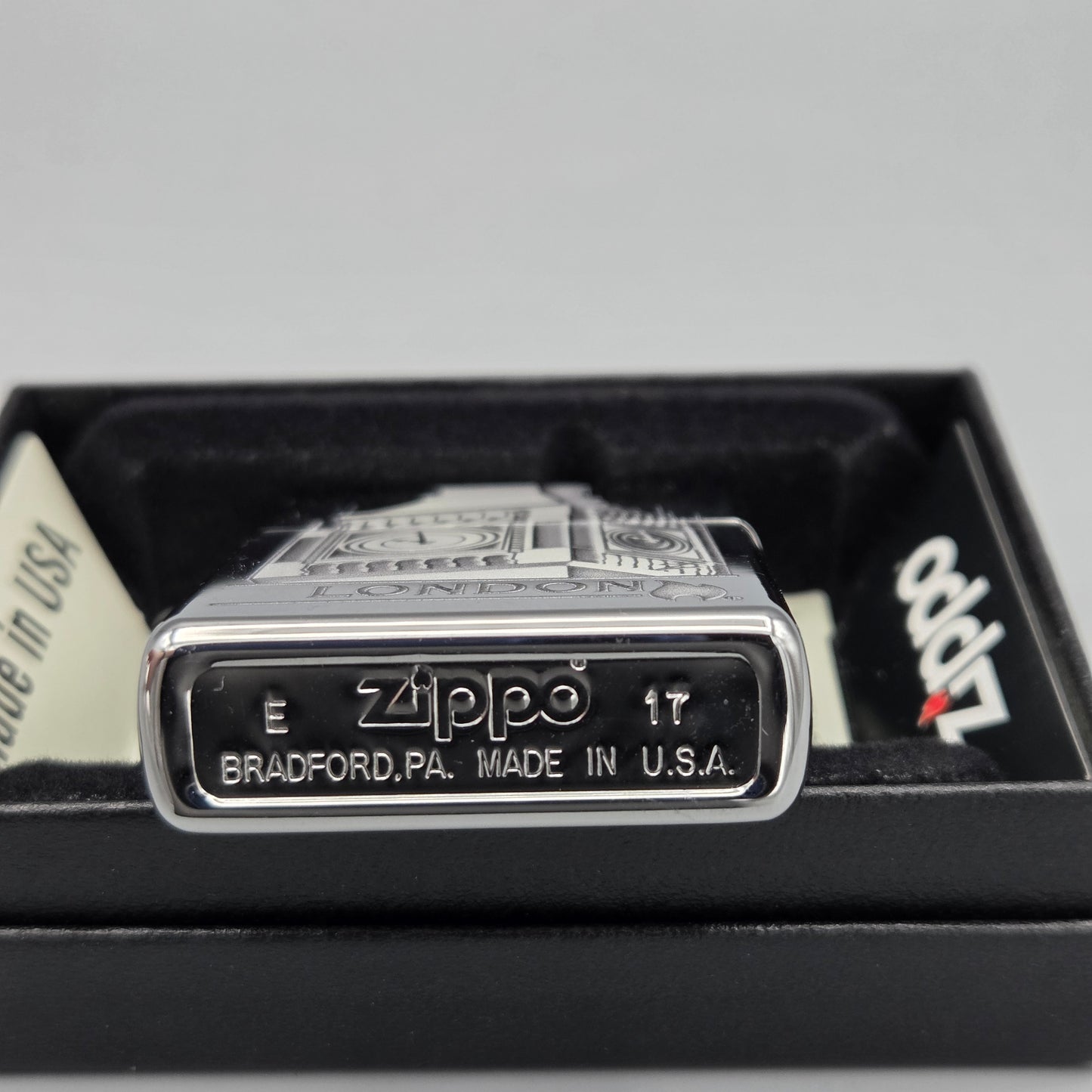 Zippo 2. Sondermodell London - Big Ben Feuerzeug Lighter - ungezündet, inkl. Schachtel