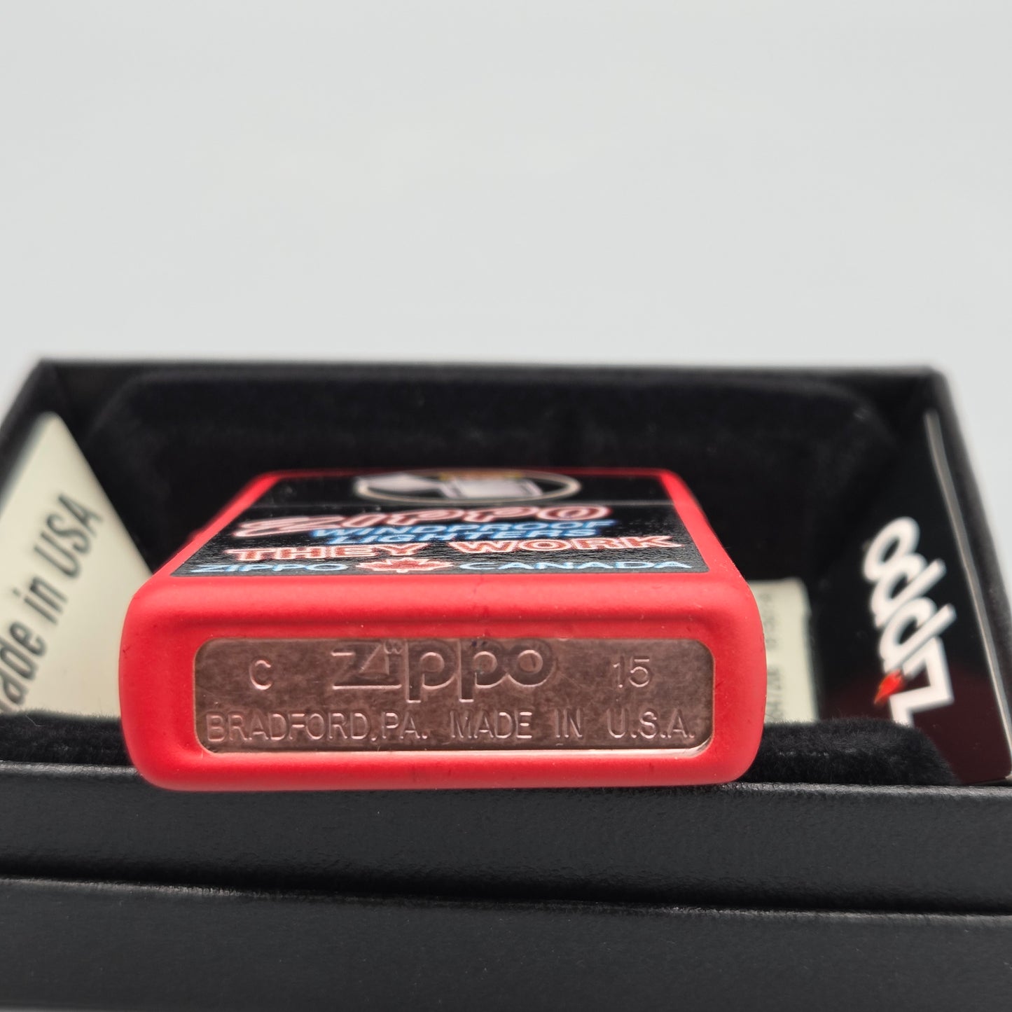 Zippo Canada Feuerzeug Lighter - ungezündet, inkl. Schachtel