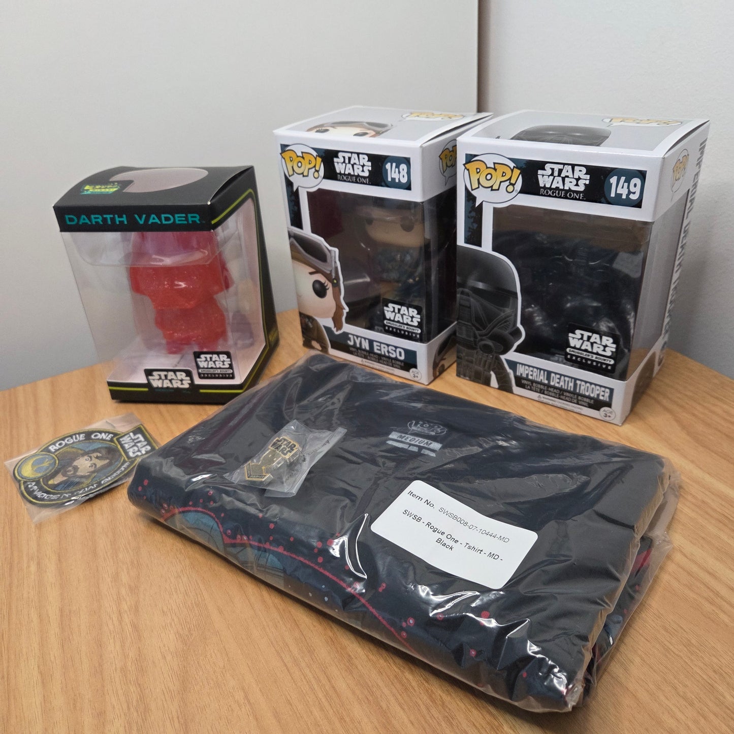 Funko Pop! Star Wars Smuggler's Bounty Set: Jyn Erso & Imperial Death Trooper Figur und mehr