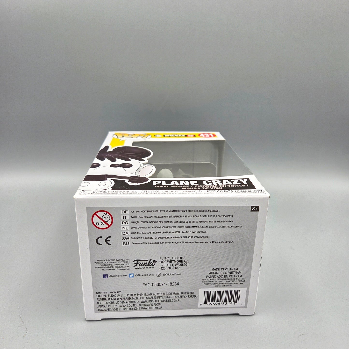 Funko Pop! Mickey #431 Plane Crazy Disney Vinylfigur