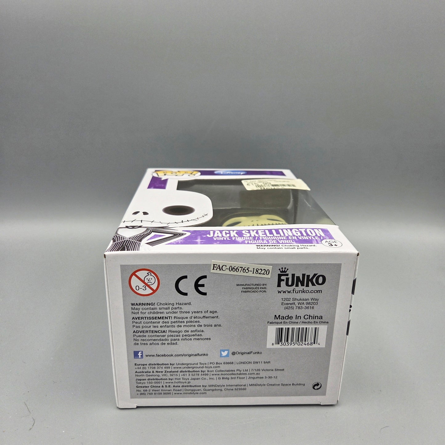 Funko Pop! #15 Jack Skellington Disney Vinylfigur