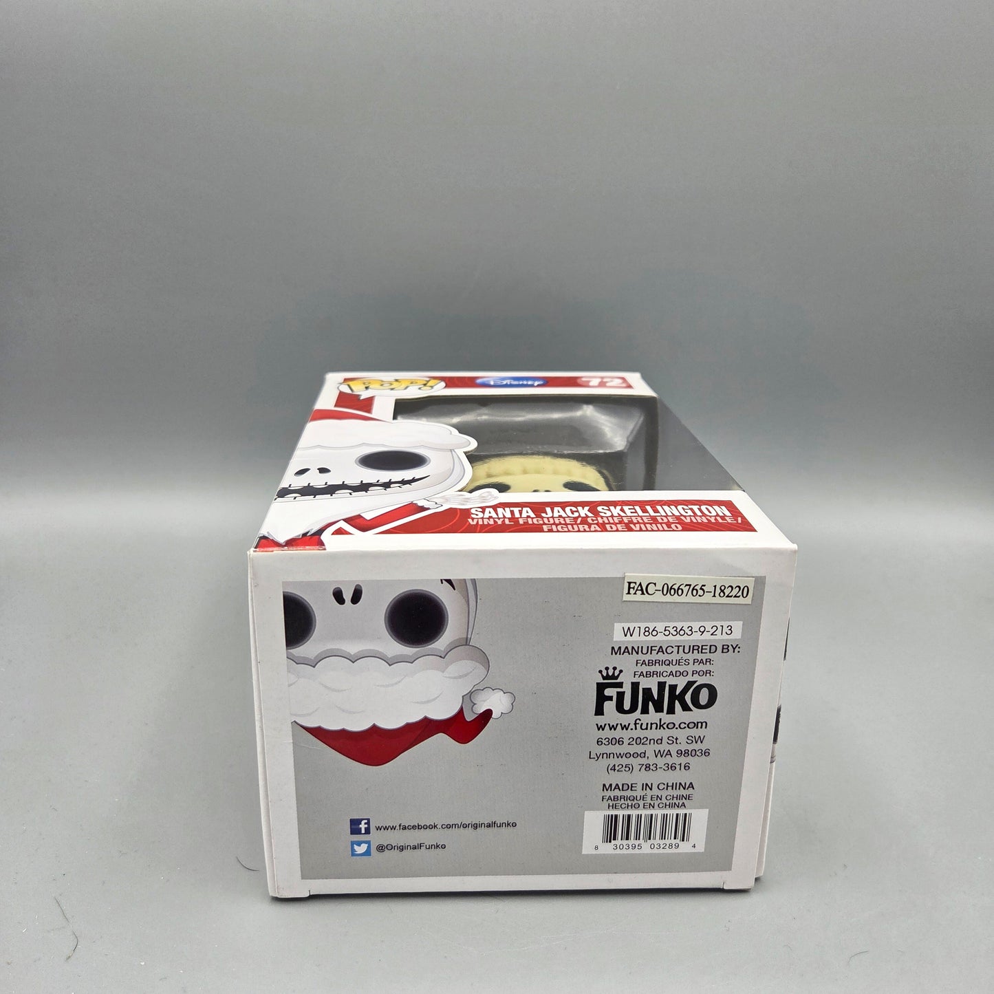 Funko Pop! The Nightmare before Christmas #72 Santa Jack Skellington Disney Vinylfigur