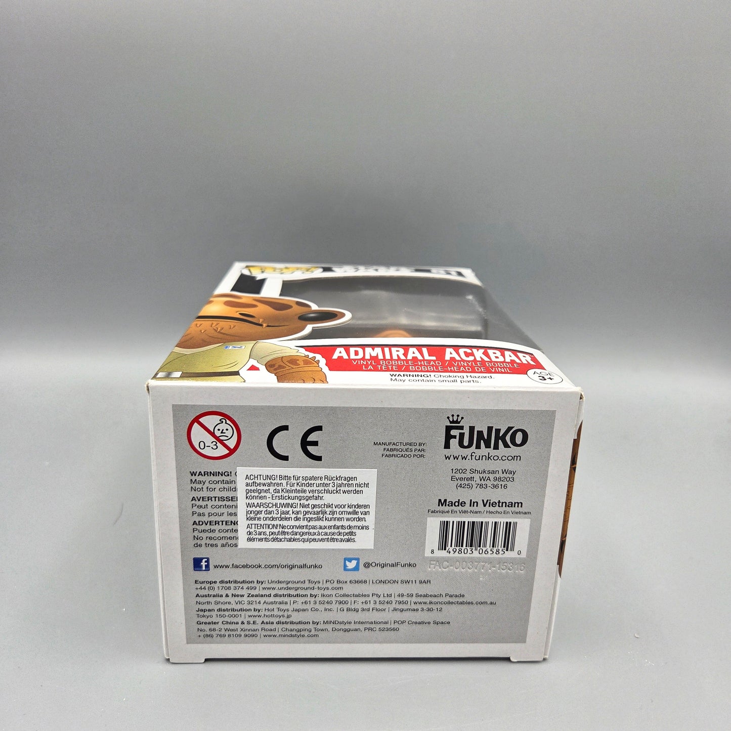 Funko Pop! Star Wars #81 Admiral Ackbar - Vinylfigur