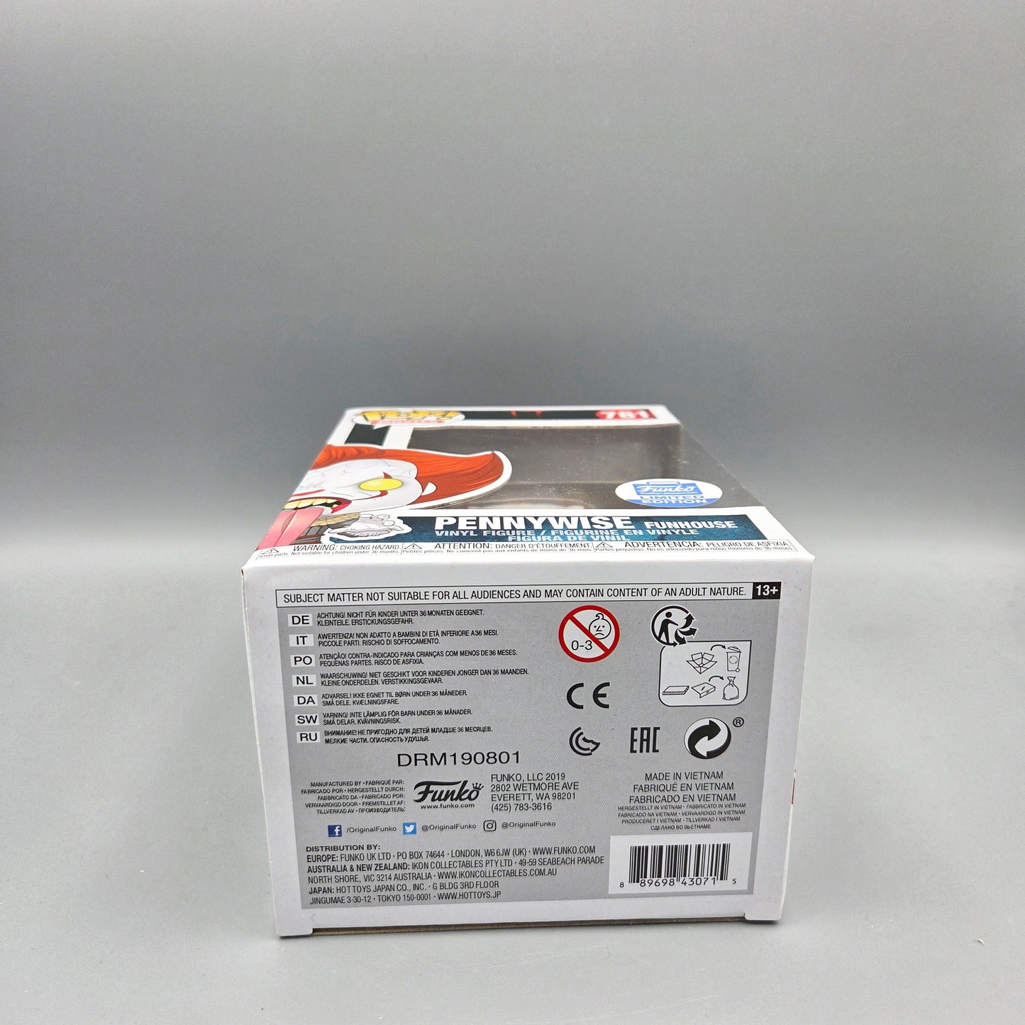 Funko Pop! It - Es - Chapter Two #781 Pennywise Funhouse Limited Edition Movies Vinylfigur