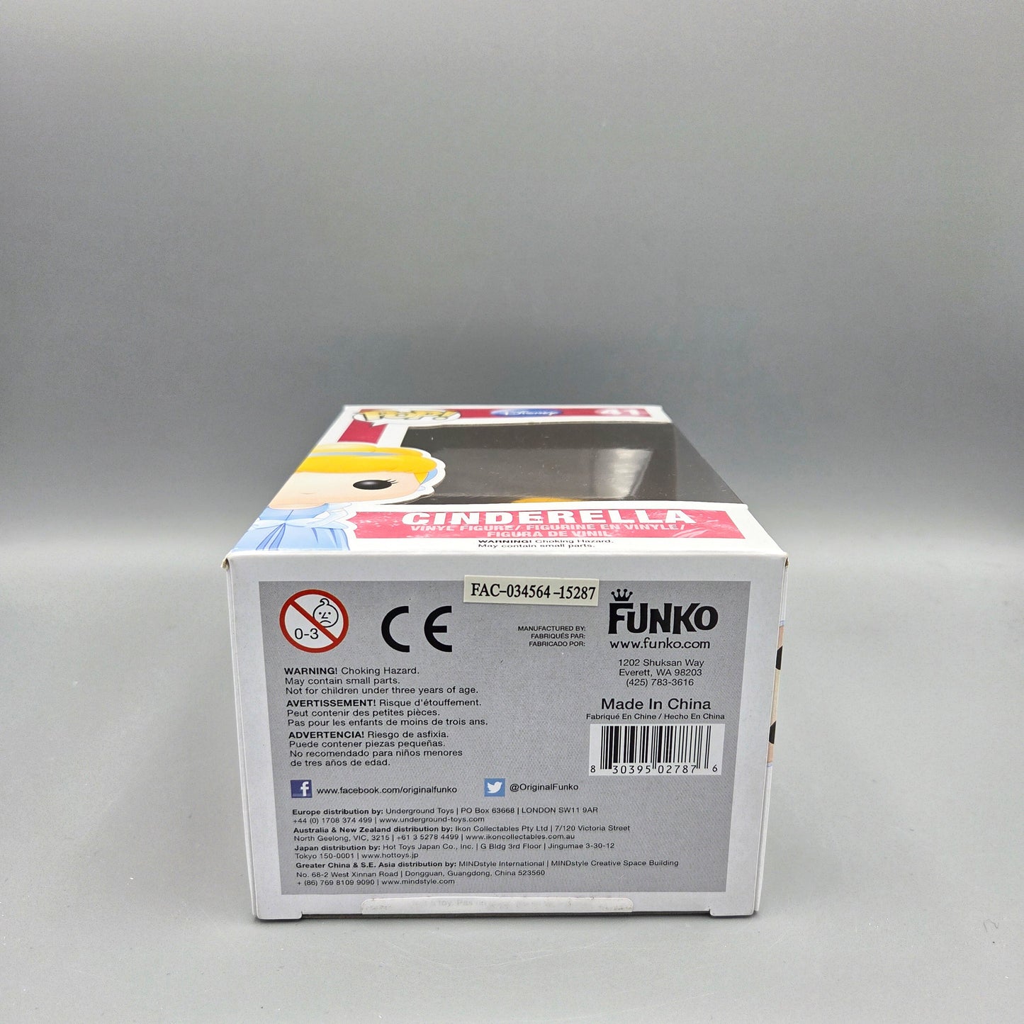 Funko Pop! Series 4 #41 Cinderella Disney Vinylfigur