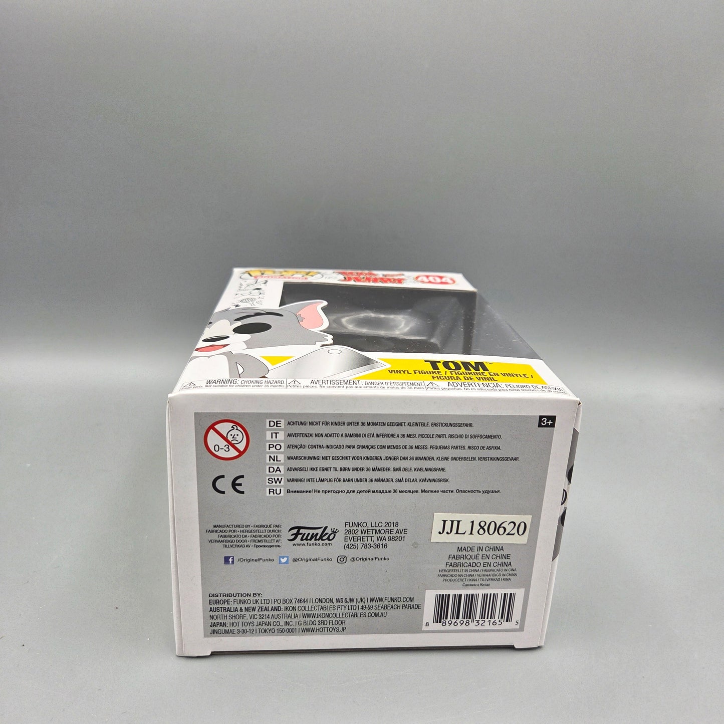 Funko Pop! Tom and Jerry #404 Tom Animation Vinylfigur