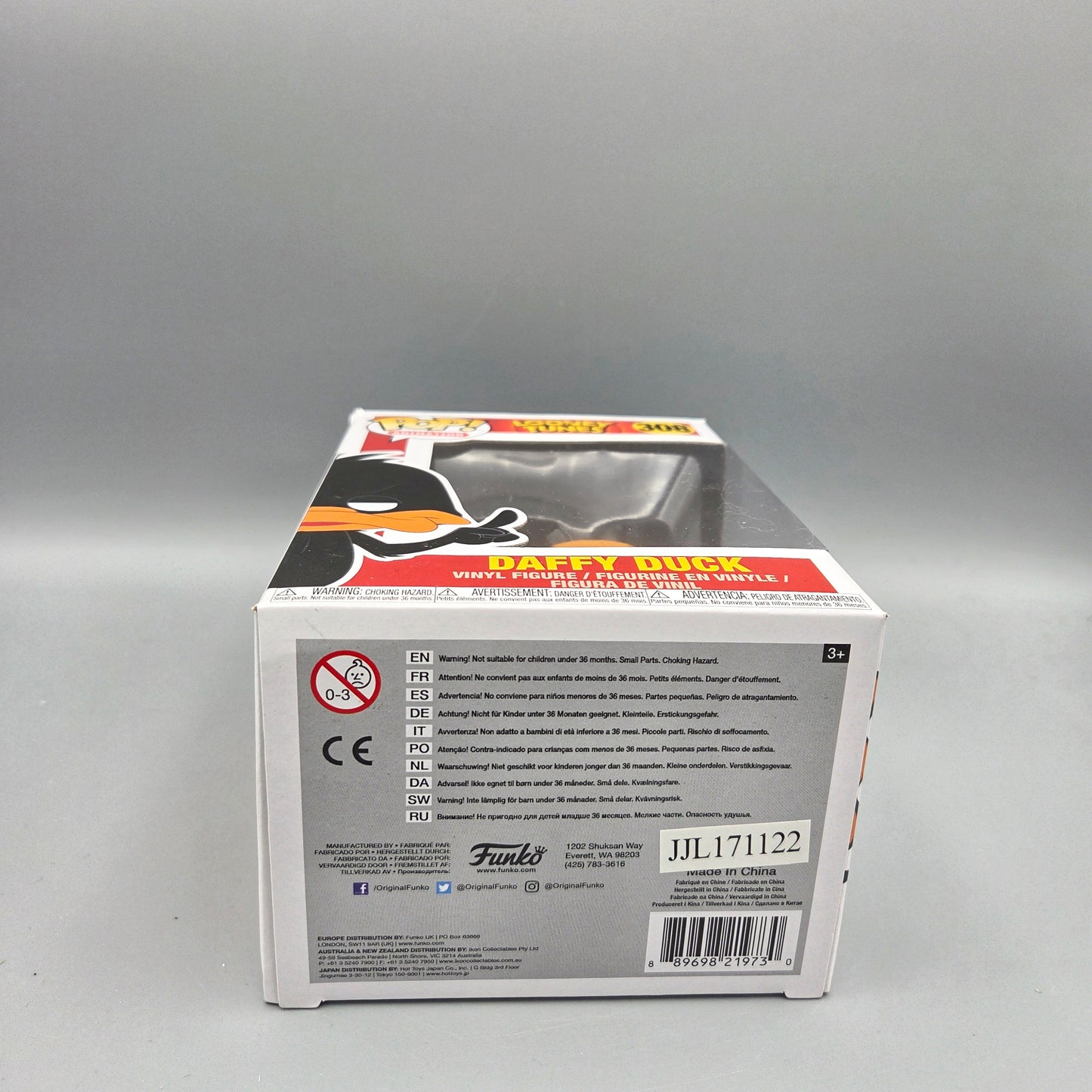 Funko Pop! Looney Tunes #308 Daffy Duck Animation Vinylfigur