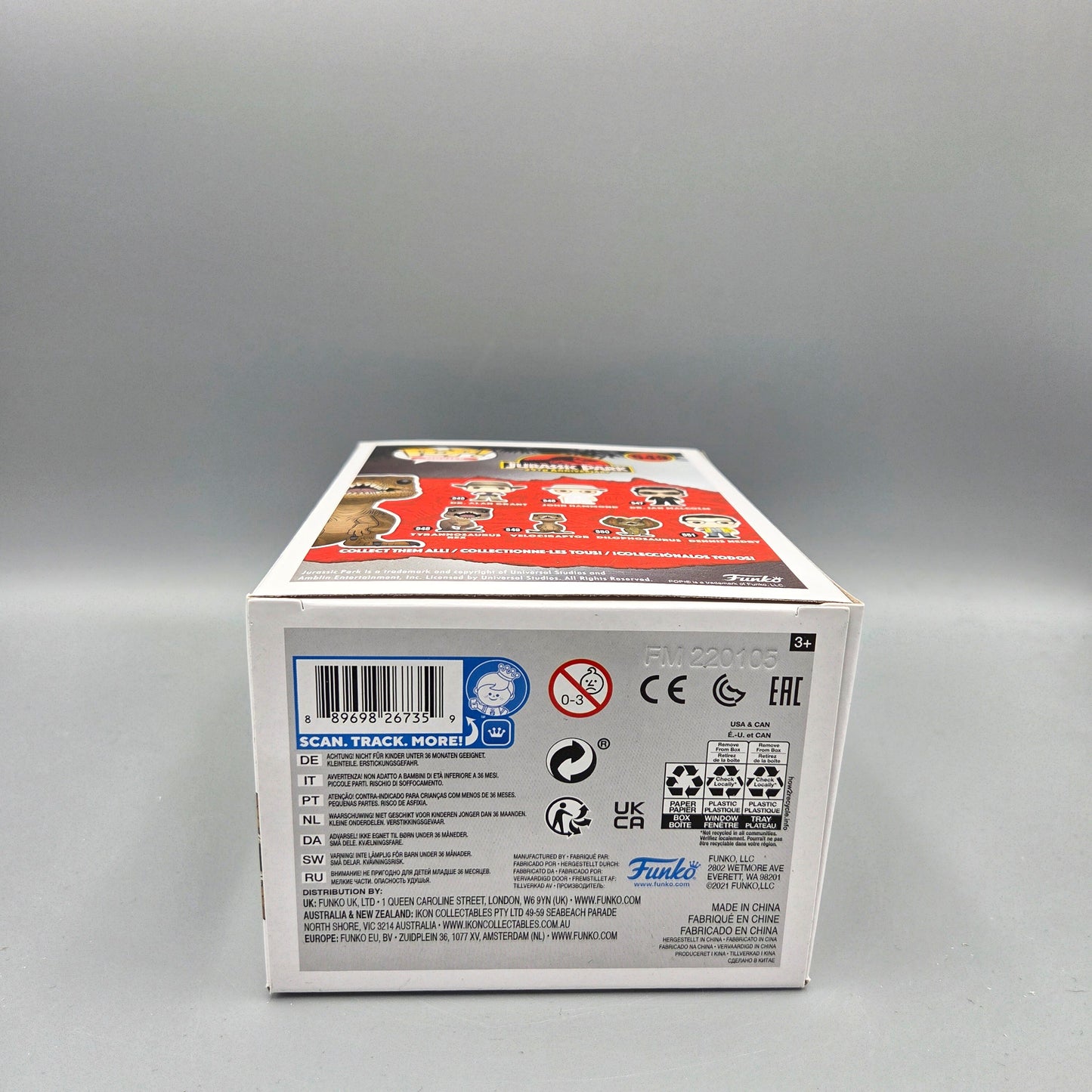 Funko Pop! Jurassic Park #549 Velociraptor Movies Vinylfigur