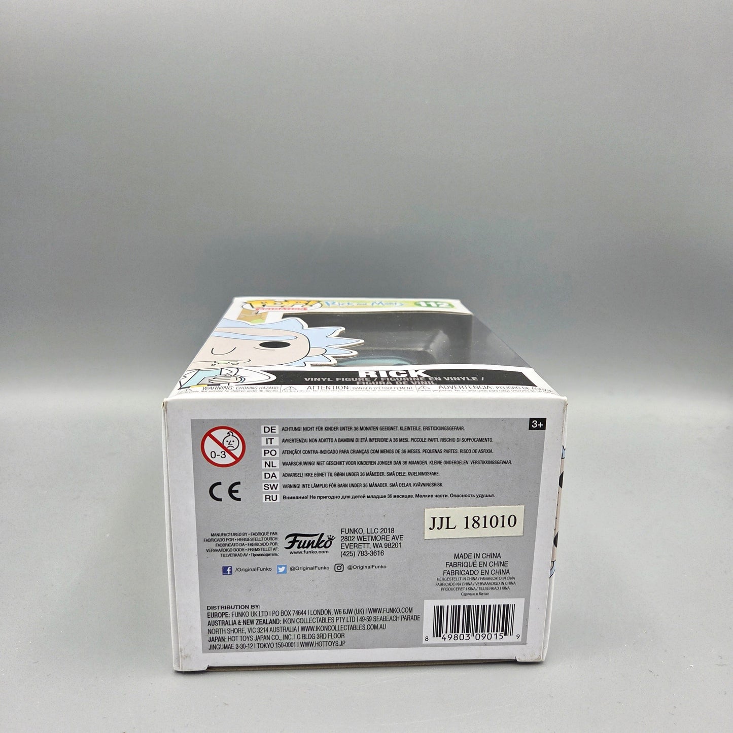 Funko Pop! Rick and Morty #112 Rick Animation Vinylfigur